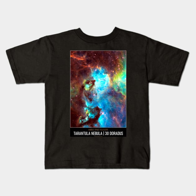 High Resolution Astronomy Tarantula Nebula | 30 Doradus Kids T-Shirt by tiokvadrat